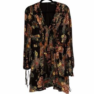 The Kooples Silk Lame Dress Size 2